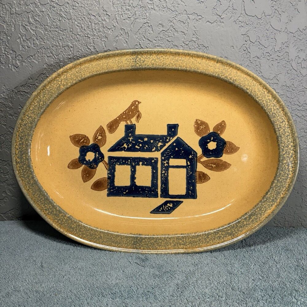 Vintage Pfaltzgraff America MAFA Museum of American Folk Art Platter 1980s